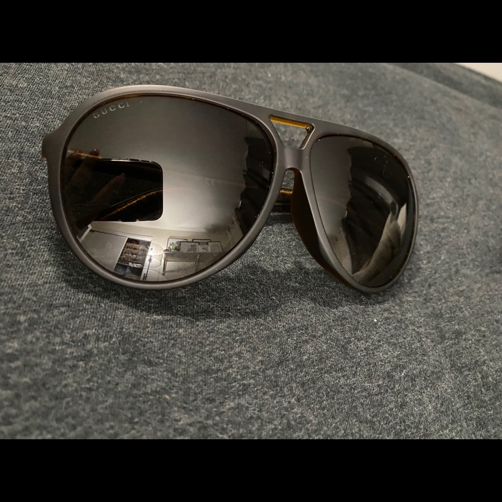 Gucci Tortoise Aviator Sunglasses